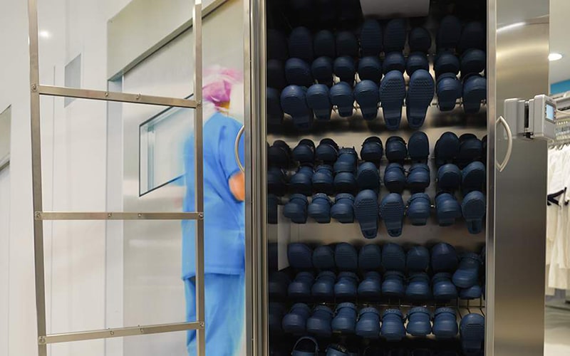 RFID-UHF tracking for sterilisation centres