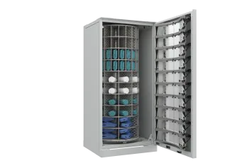Titan 910 scrub dispenser open