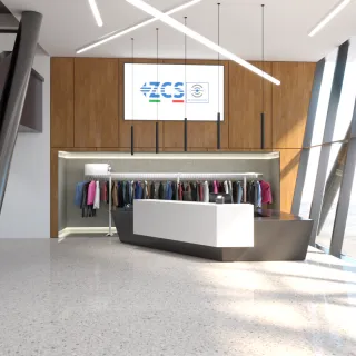 Cloack room conveyor system