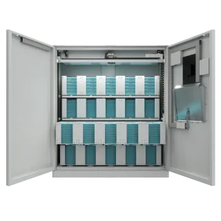 Titan 950 dispenser open