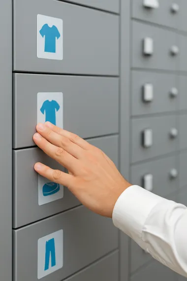 Close and identification smart locker