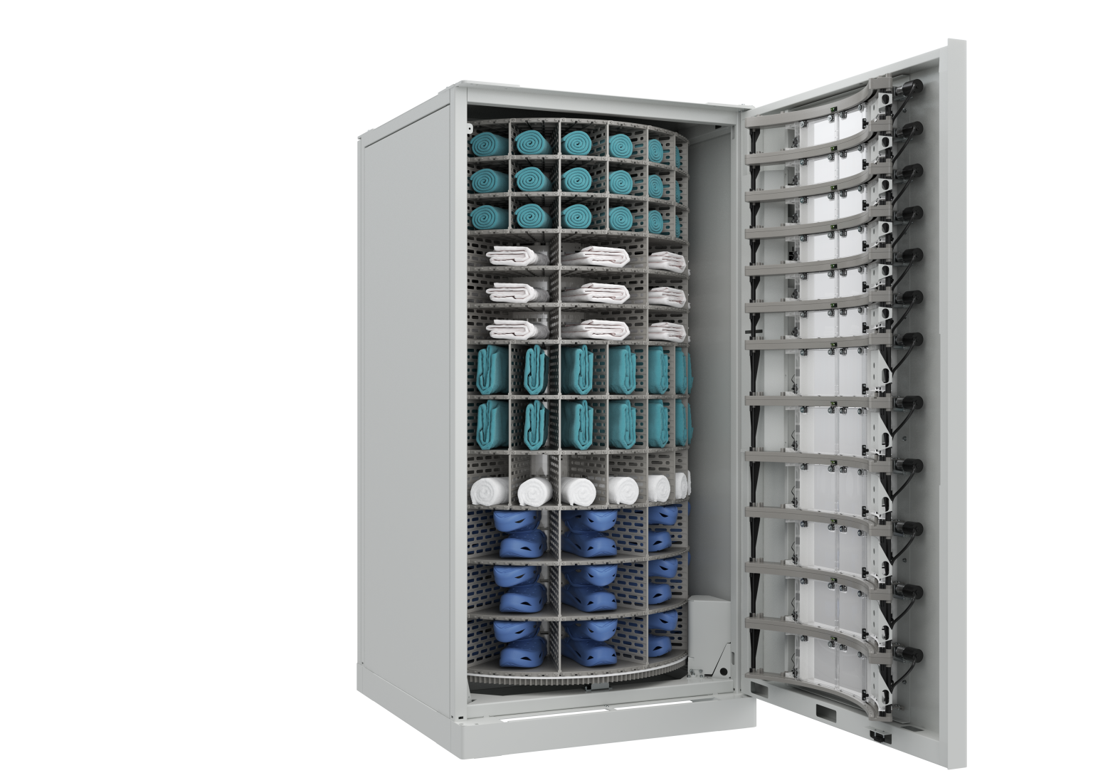 Titan 912 scrub dispenser open