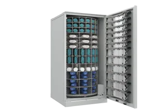 Titan 912 scrub dispenser open