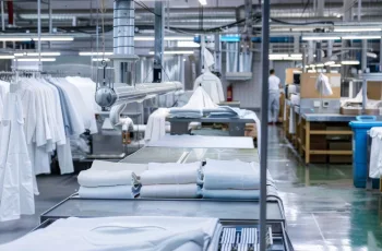 Industrial laundry line