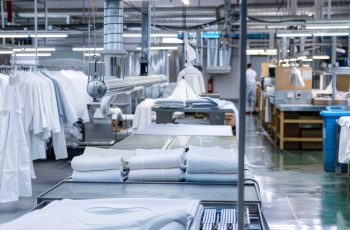 Industrial laundry line